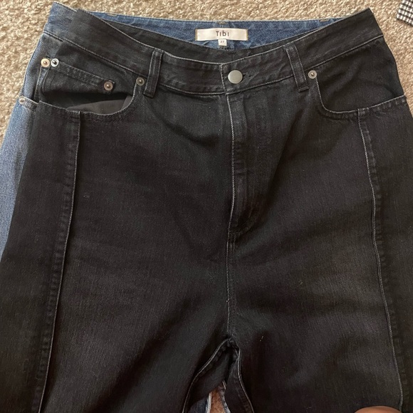 Tibi Vintage Black Tuck Jeans - Picture 7 of 7